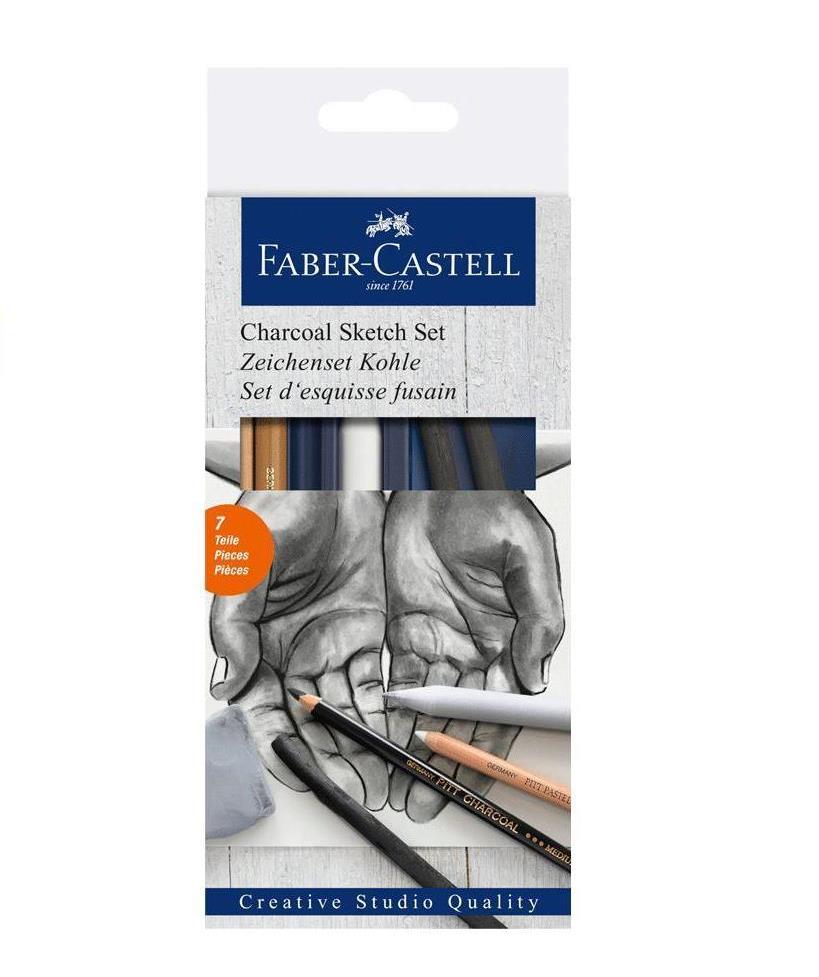 Faber Castell Kömür Kalem Sketch Seti