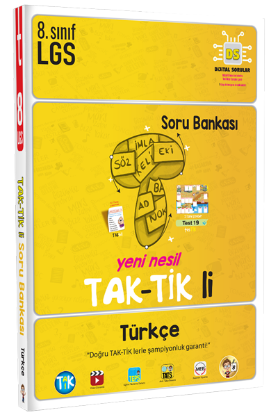 8. Sınıf Türkçe Taktikli Soru Bankası Tonguç Yayınları