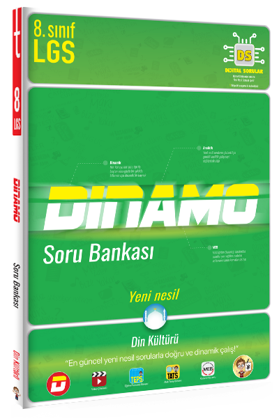 8. Sınıf Din Kültürü Dinamo Soru Bankası Tonguç Yayınları