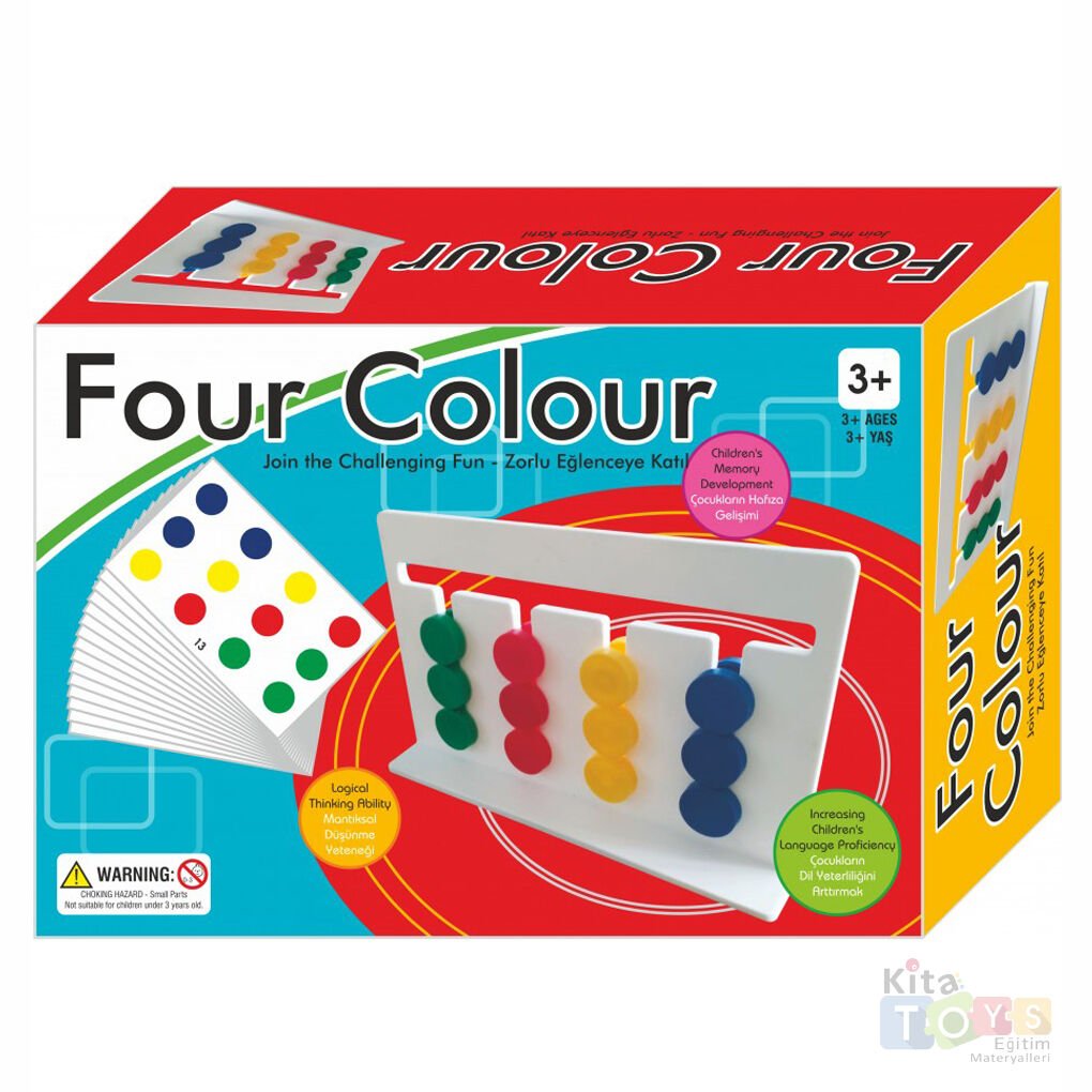 Zekice Dört Renk Oyunu Four Colour