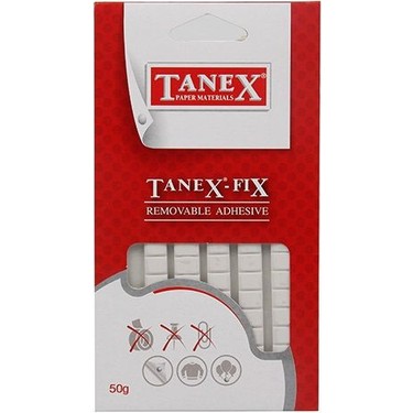 Tanex Fix Hamur Yapıştırıcı 50 Gr -Beyaz