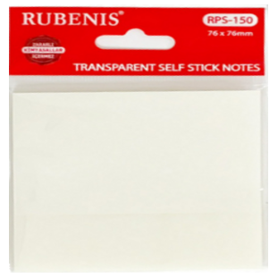 Rubenis Transparan Yapışkanlı Not Kağıdı RPS-150