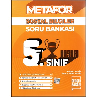 Gerçek Başarı Yayınları 5. Sınıf Sosyal Bilgiler Metafor Soru Bankası