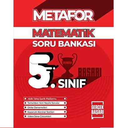 Gerçek Başarı Yayınları Metafor 5. Sınıf Matematik Soru Bankası