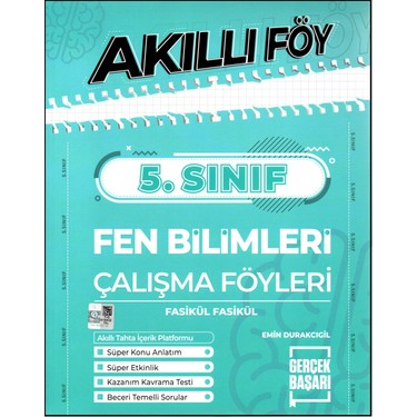 Gerçek Başarı Yayınları 5. Sınıf Akıllı Föy Fen Bilimleri