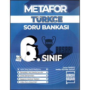 Gerçek Başarı Yayınları Metafor 6. Sınıf Türkçe Soru Bankası