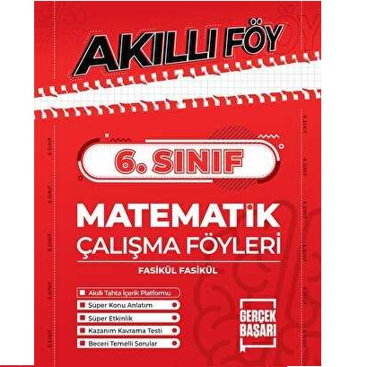 Gerçek Başarı Yayınları 6. Sınıf Matematik Akıllı Föy