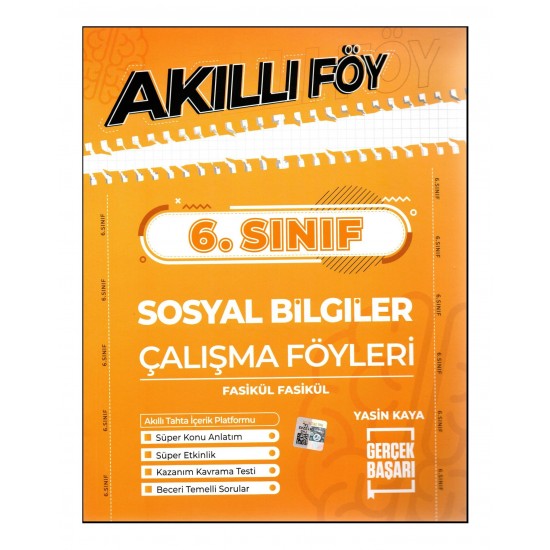 Gerçek Başarı Yayınları 6. Sınıf Sosyal Bilgiler Akıllı Föy