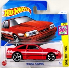 92 Ford Mustang Hot Wheels HTB05 Araba