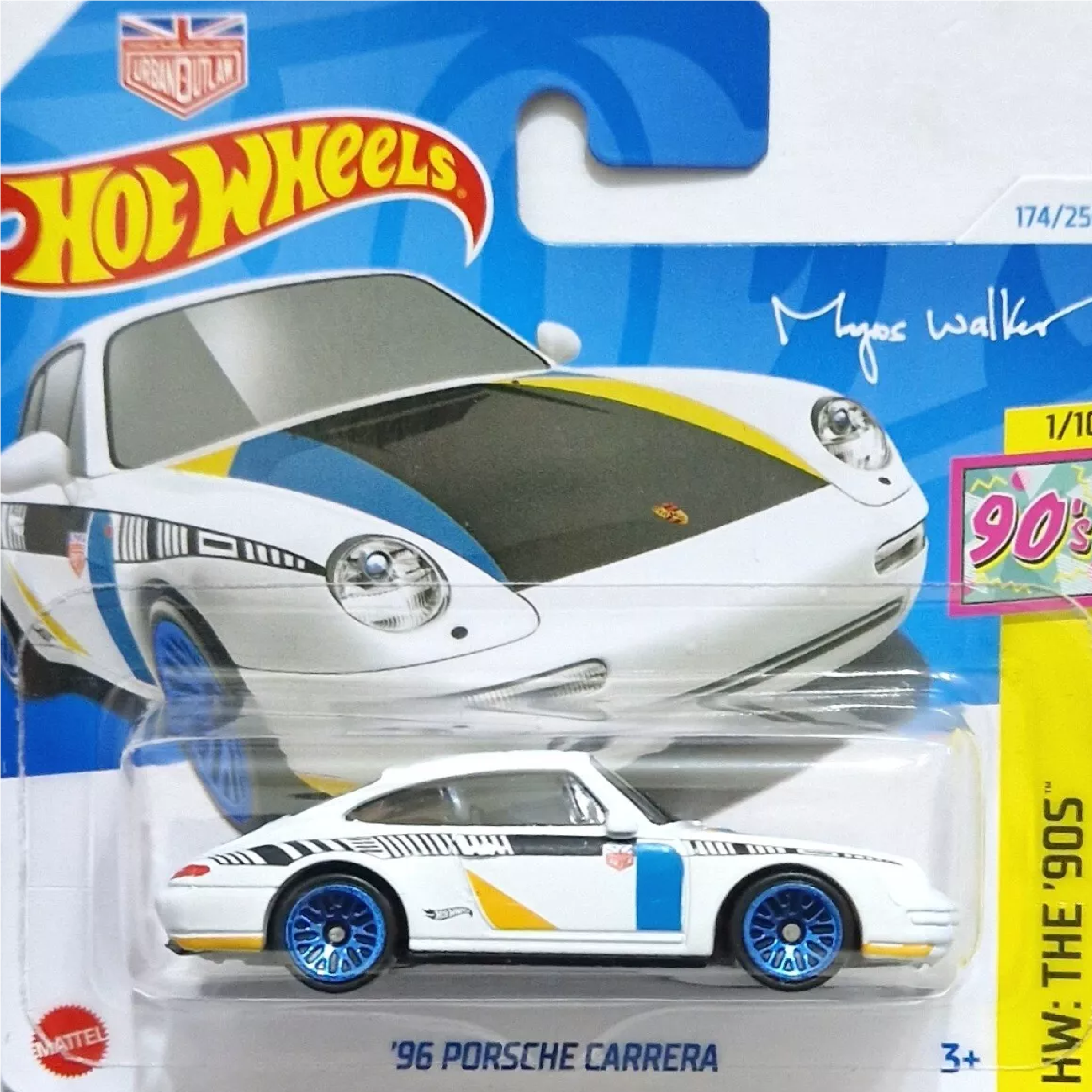 96 Porsche Carrera Hot Wheels HTF01