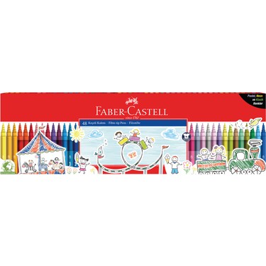 Faber Castell 48li Klasik Keçeli Kalem