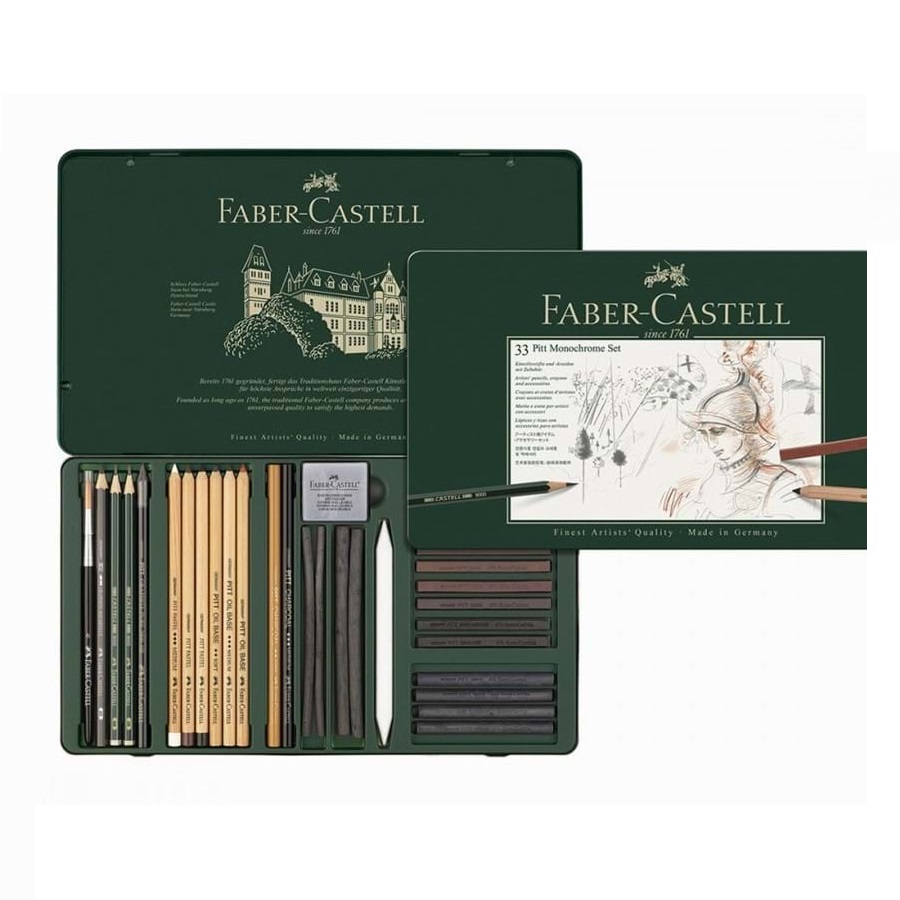 Faber Castell Pitt Grafit Çizim Kalemi Seti 33 Parça