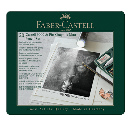 Faber Castell Pitt Graphite Matt Dereceli Kalem Set 20li