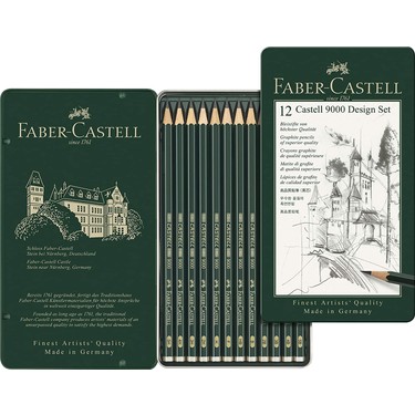 Faber Castell 9000 Design Kurşun Kalem Seti (5B-5H)