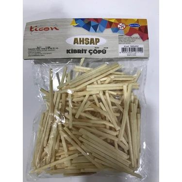 Ticon Ahşap Kibrit Çöpü Natural 389452