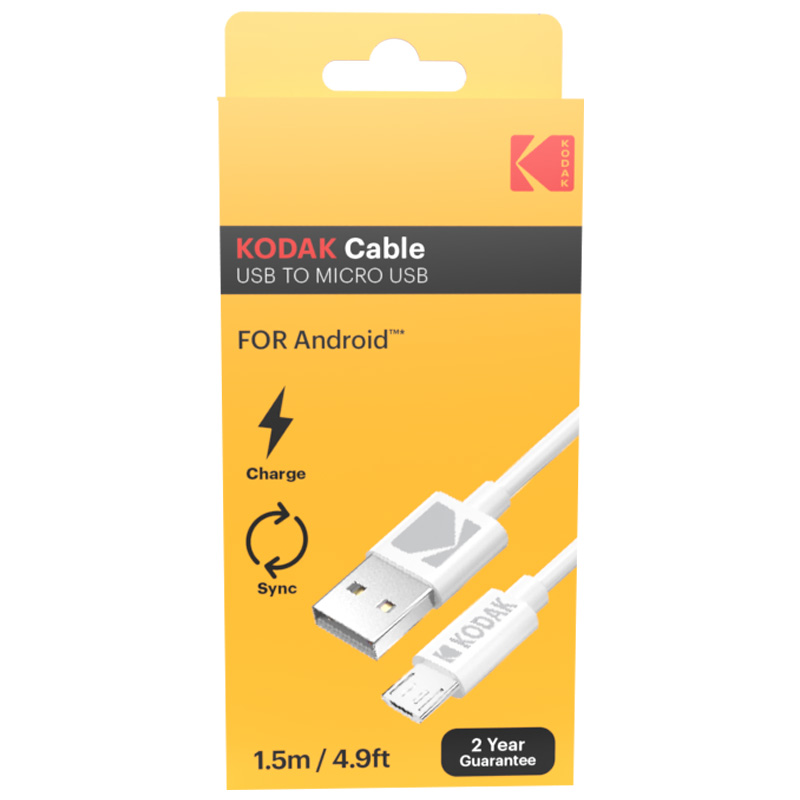 Kodak Android için USB - Mikro USB Kablo - 1.0 Metre