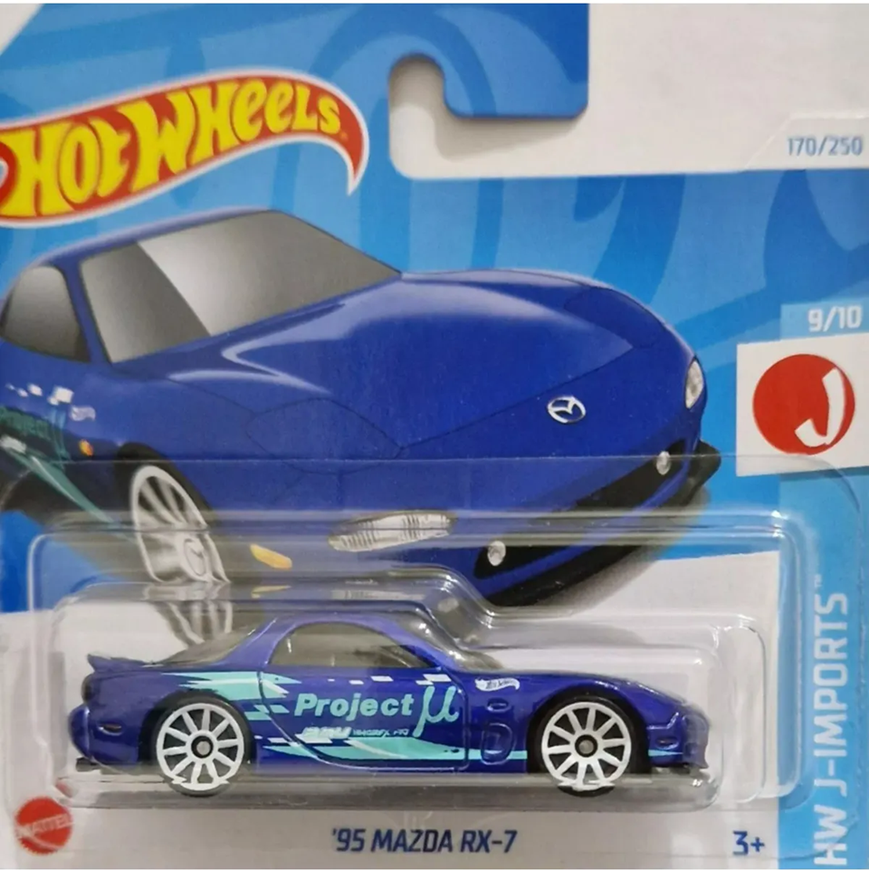 95 Mazda Rx-7 HTD 97 Hot Wheels Araba