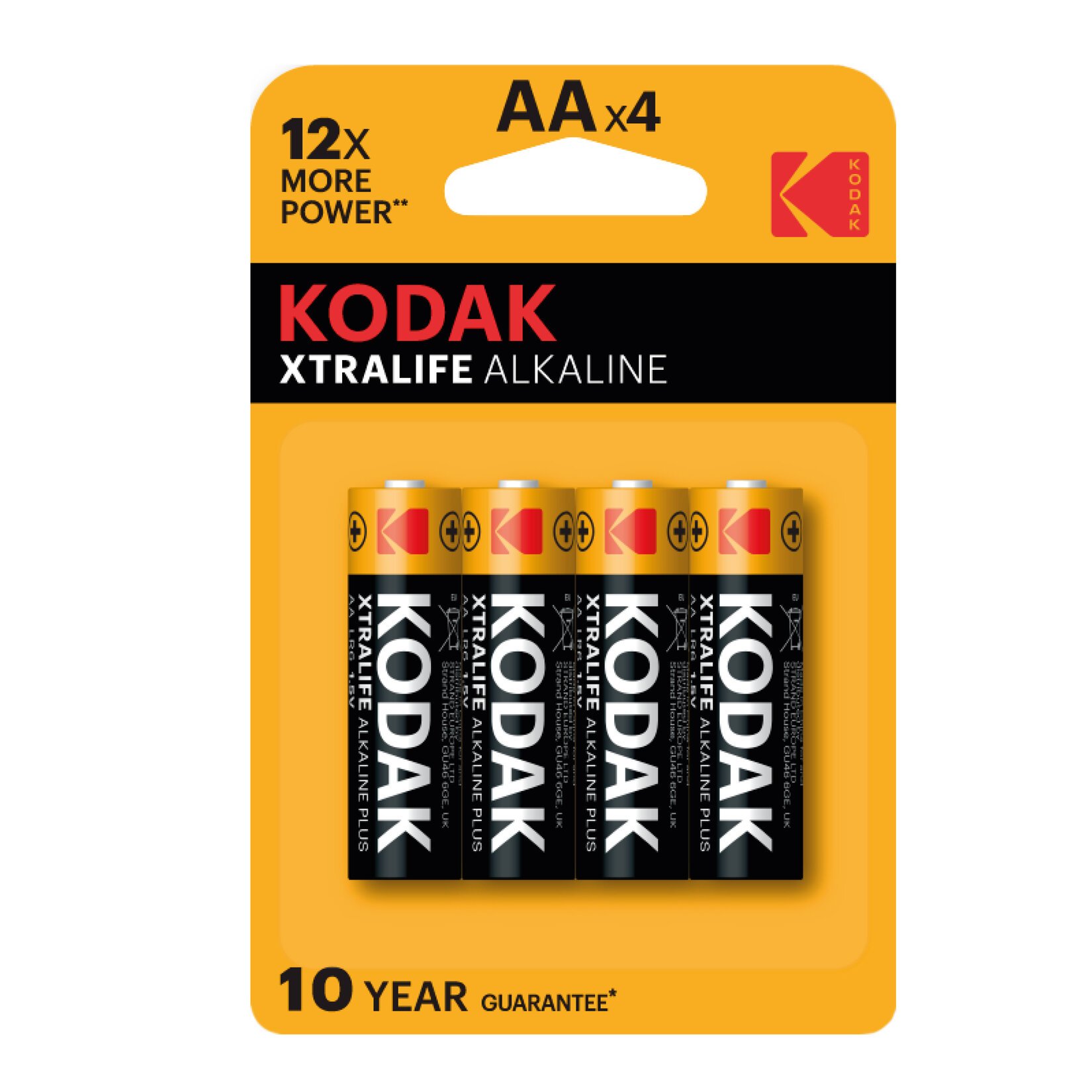 Kodak Xtralife Alkaline Kalem Pil AA 4lü Kodak Xtralife Alkaline Kalem Pil AA 4lü